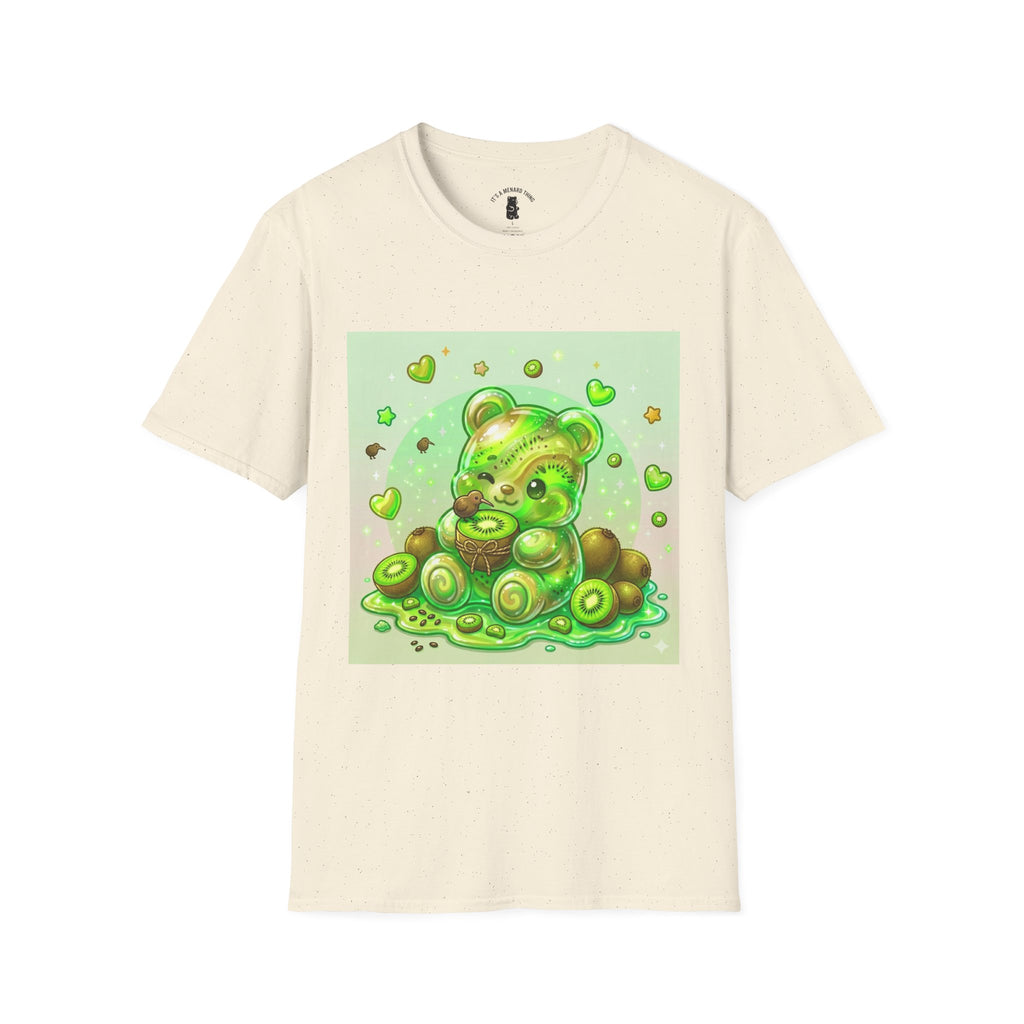 Kiwi Green Gooey Gummy Bear T-Shirt — Cute Graphic Tee