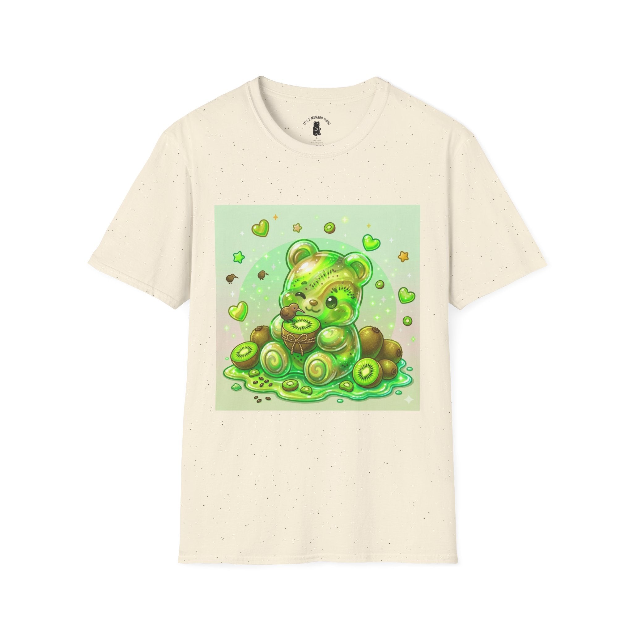 Kiwi Green Gooey Gummy Bear T-Shirt — Cute Graphic Tee