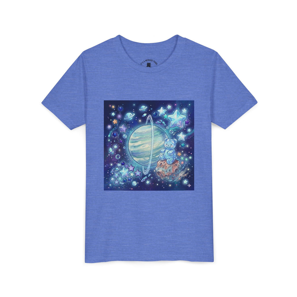 I Spy Planet Uranus, Blue Razz Gooey Crystal Gummy bear- Astronaut Graphic T-Shirt