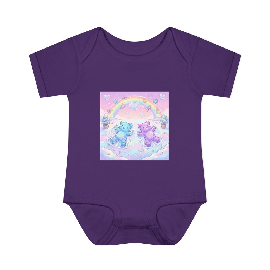 Twin Snow Angel Gooey Gummy Bears Infant Bodysuit — Cute Baby Onesie