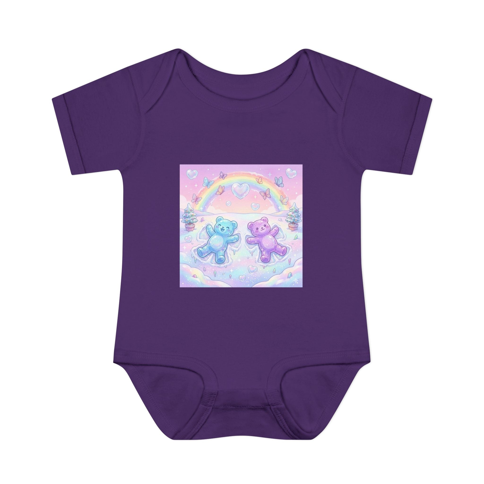 Twin Snow Angel Gooey Gummy Bears Infant Bodysuit — Cute Baby Onesie