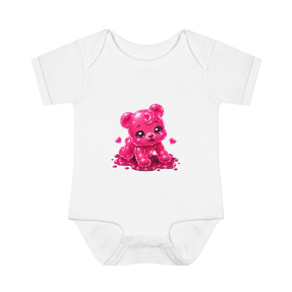 Pink Gummy Bear Infant Bodysuit - Cute Baby Shower Gift