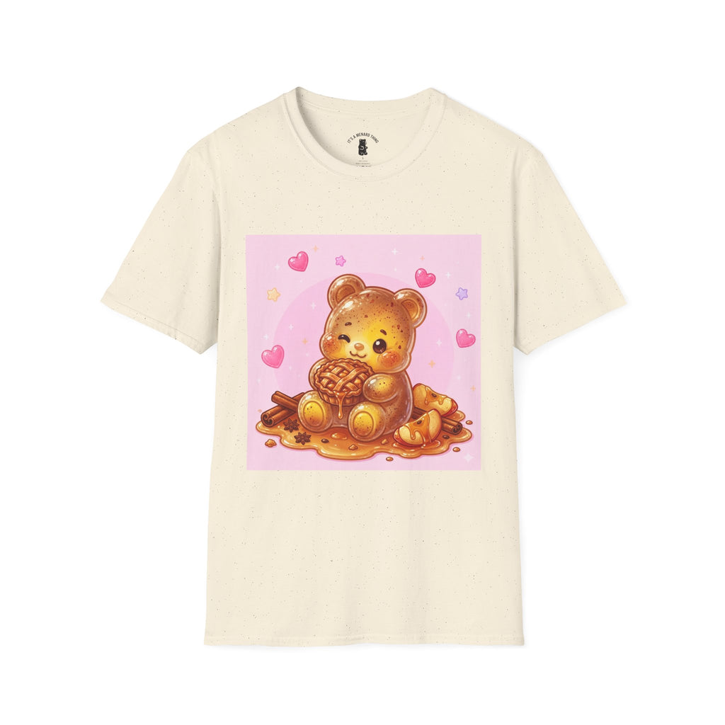 Warm Fresh Apple Cinnamon Pie Gooey Gummy Bear- Graphic T-Shirt
