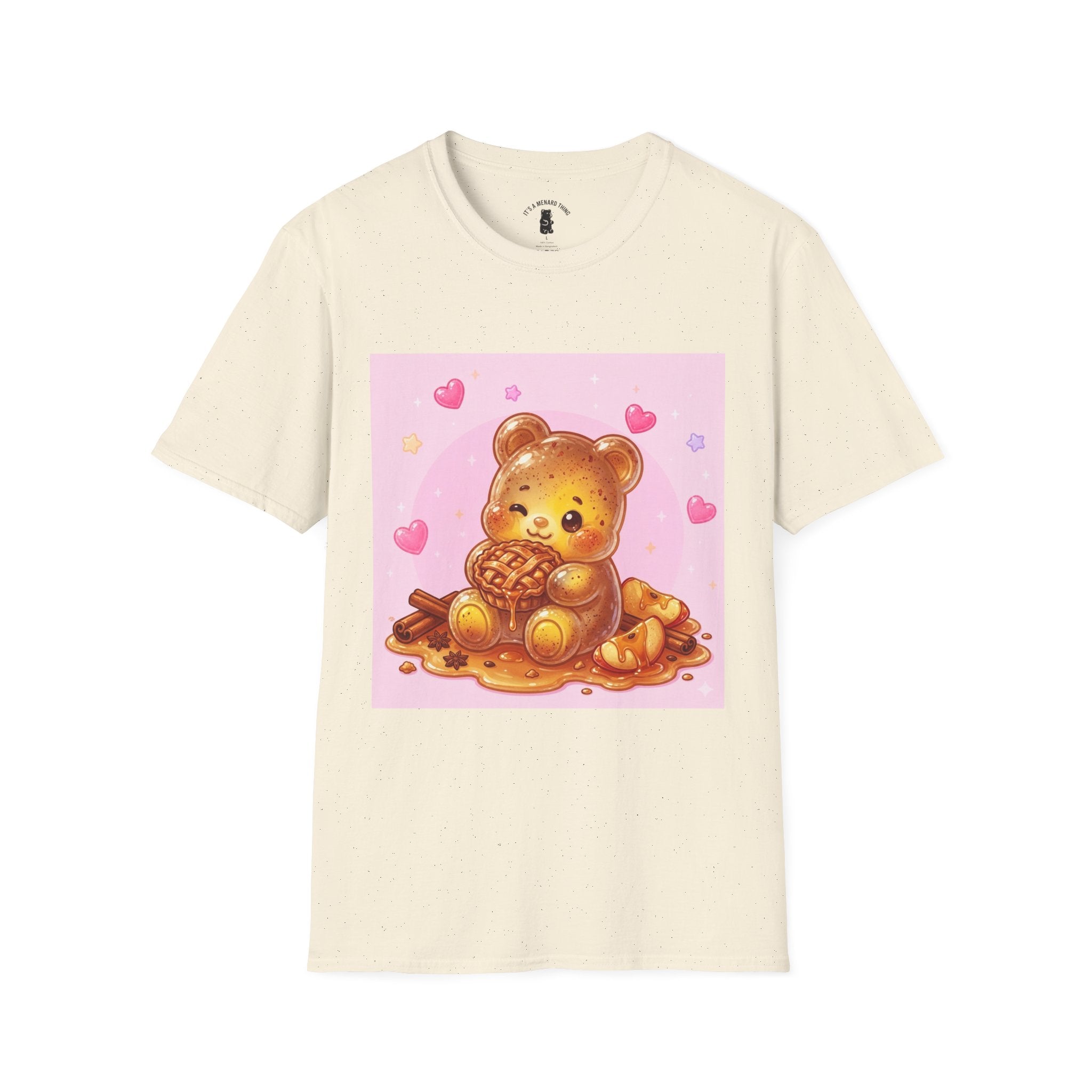 Warm Fresh Apple Cinnamon Pie Gooey Gummy Bear- Graphic T-Shirt