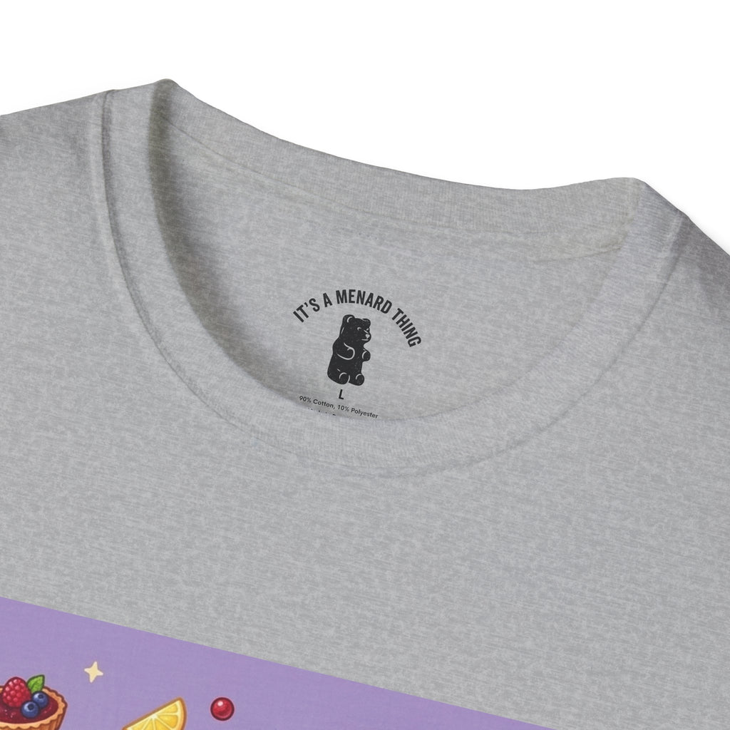 Mixed Berry Tart, Exotic Gooey Gummy Bear — Kawaii Graphic T-Shirt