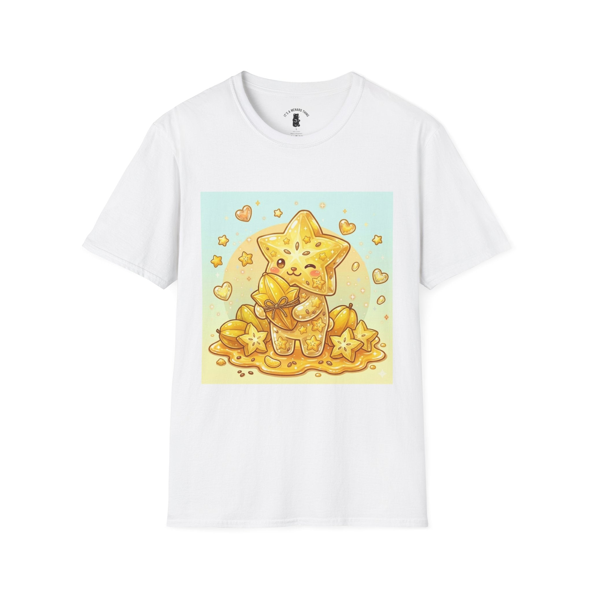 Star Fruit Special Exotic Fruit Oozy Bear Gummy Friend- Kawaii Graphic Shirt