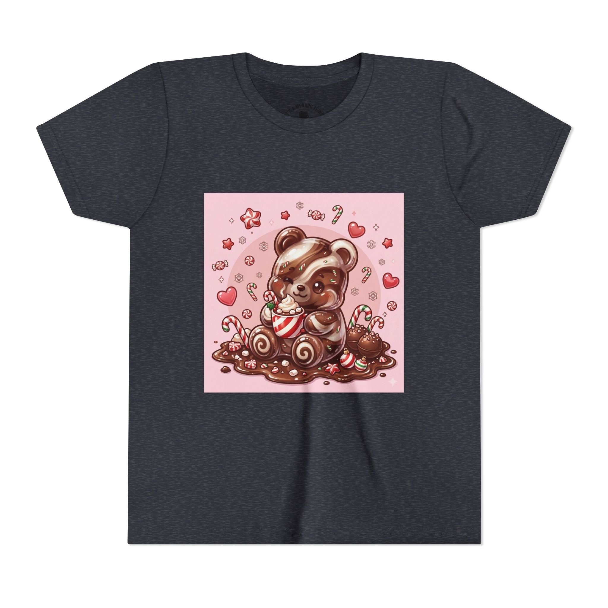 Cute Hot Chocolate Gooey Gummy Bear Holiday Kids Shirt