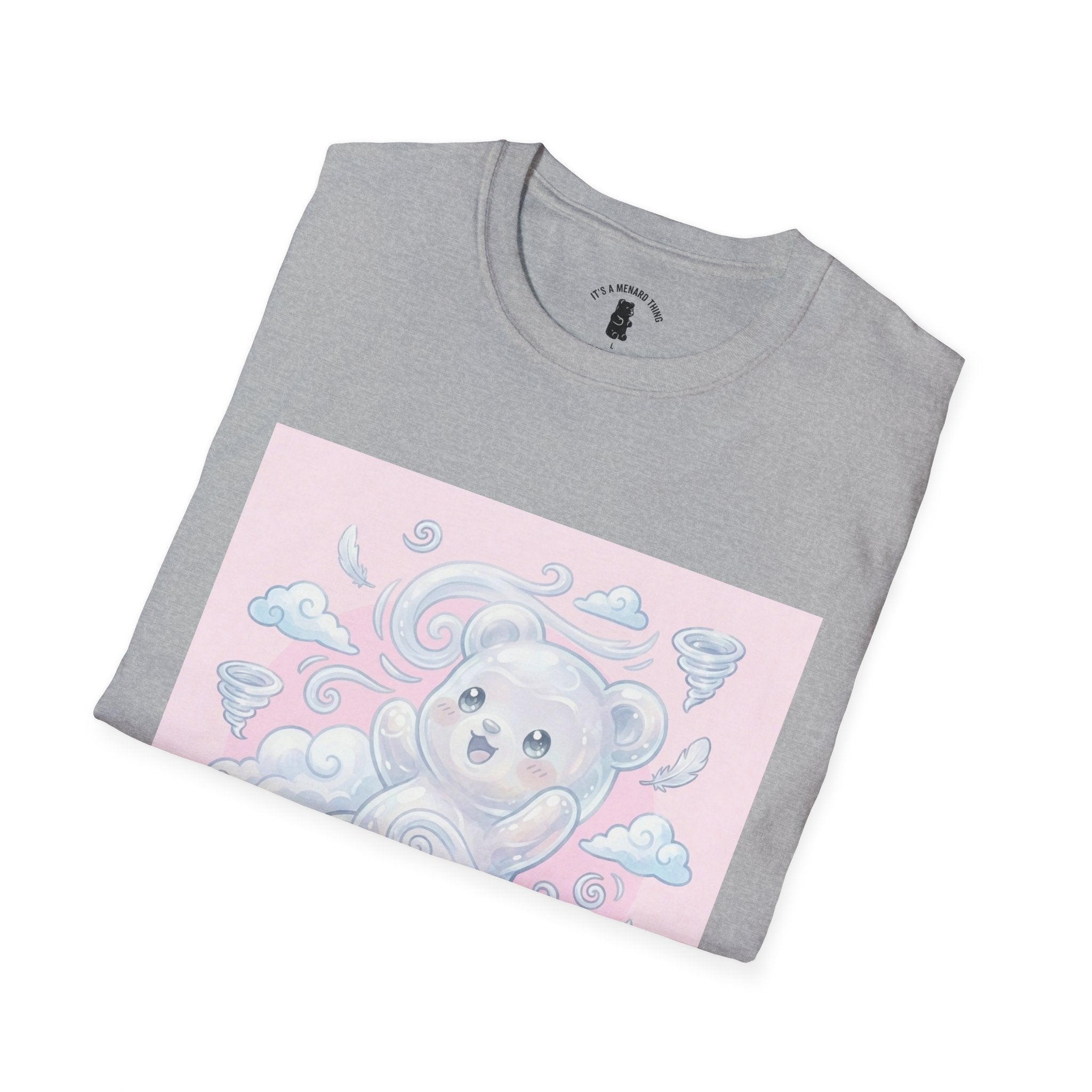 Elemental, Air White Gooey Gummy Bear — Pastel Graphic Tee