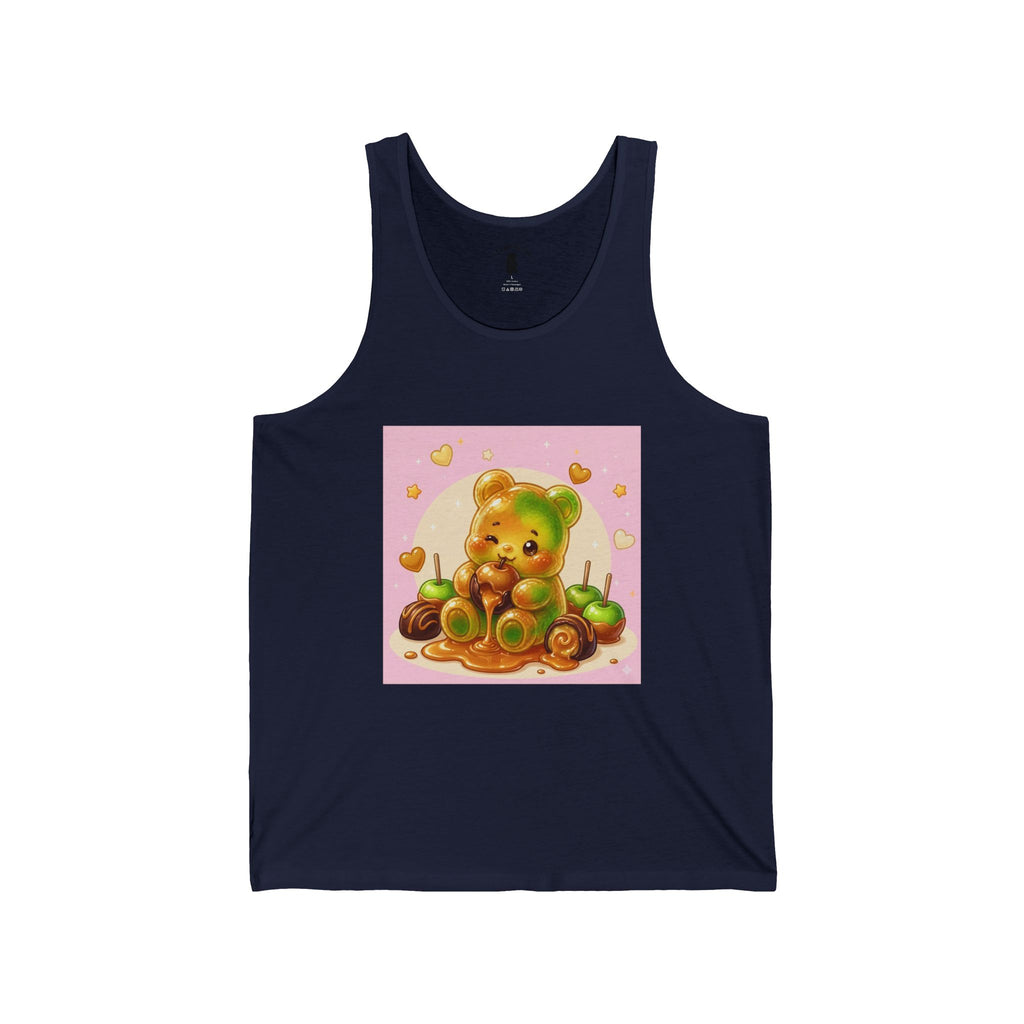 Caramel Apple, Gooey Gummy Bear Friend — Kawaii Graphic Tank top