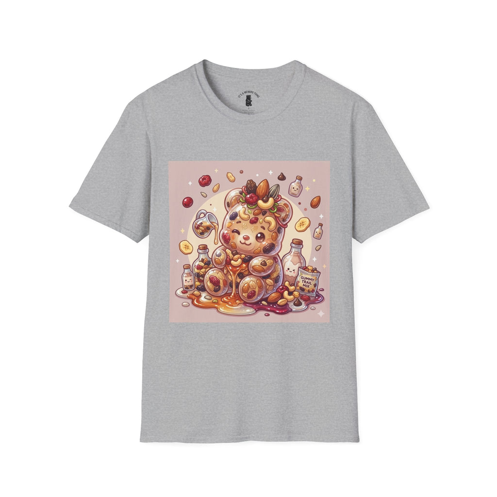 Gimme Some Trail Mix, Exotic Gooey Gummy Bear— Cute Cartoon T-Shirt