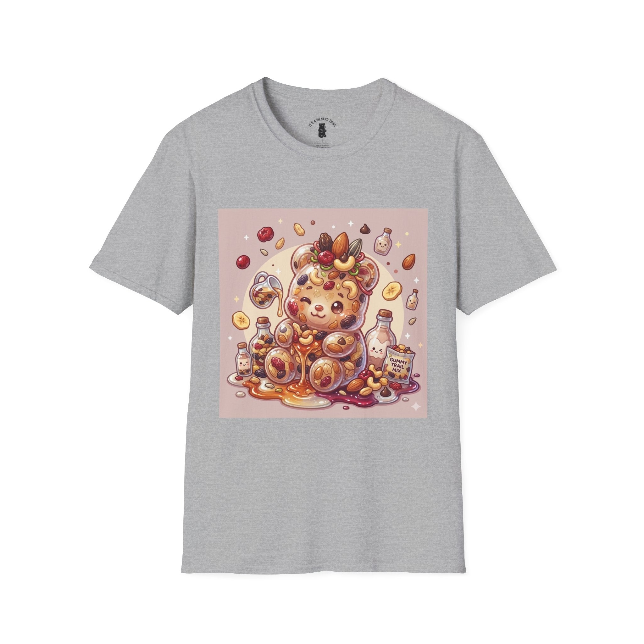 Gimme Some Trail Mix, Exotic Gooey Gummy Bear— Cute Cartoon T-Shirt