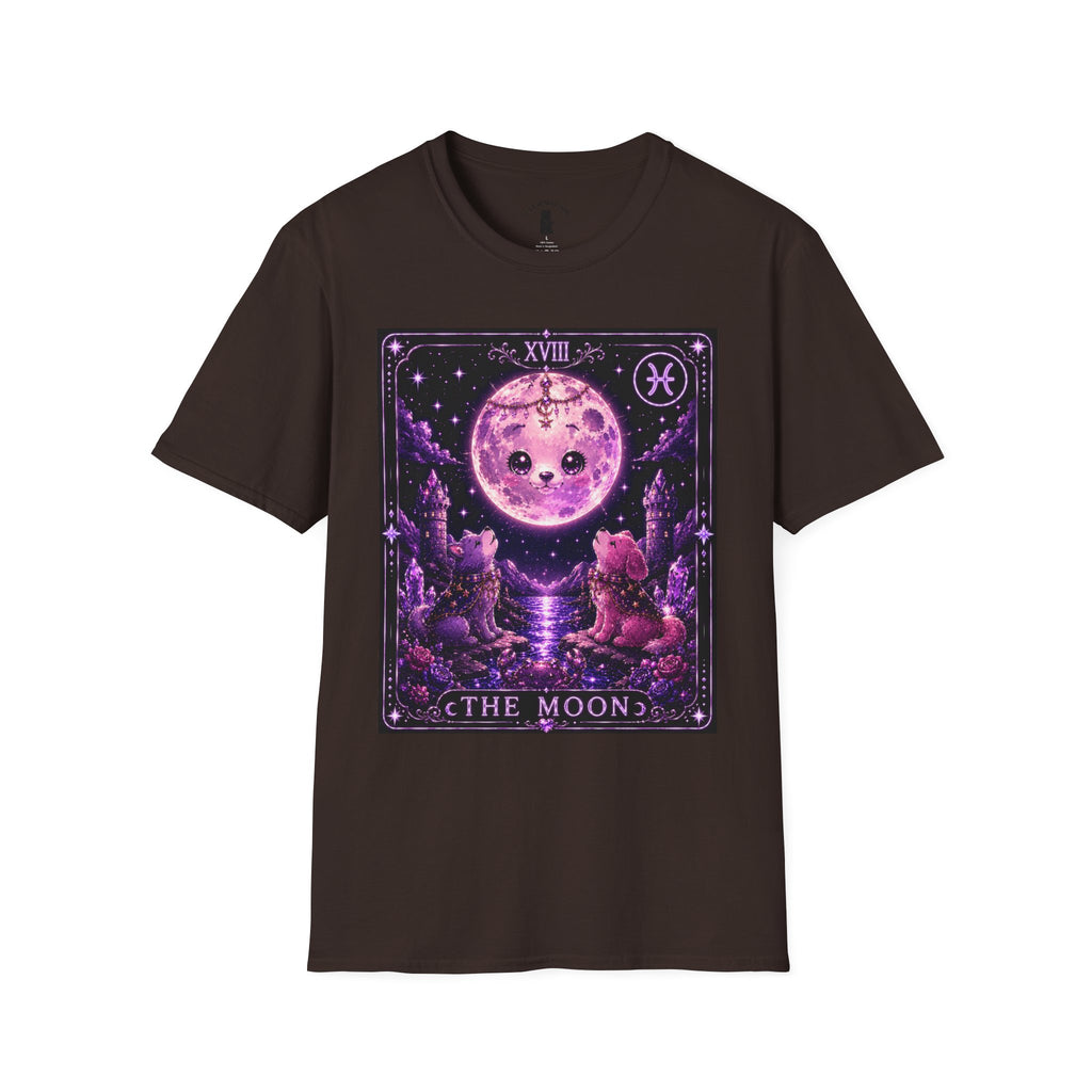 The Moon Tarot Astrological Style Oozy Bear Gummy Friend- Graphic Shirt
