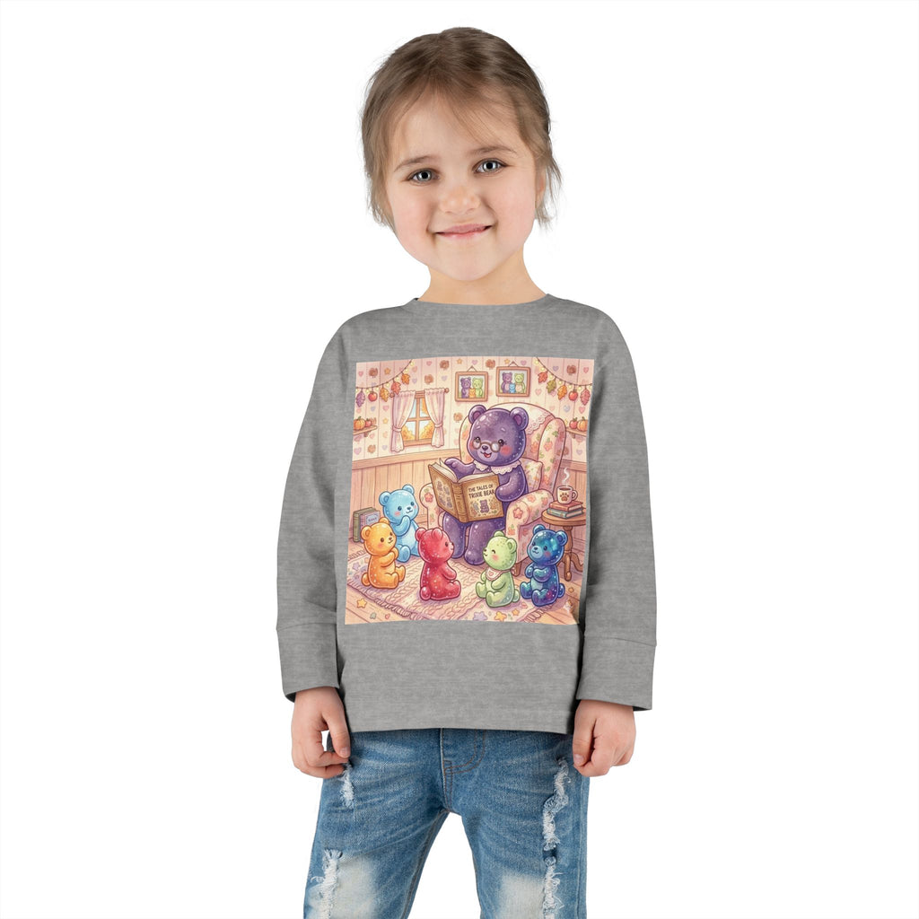 Nana Oozy Gummy Bear Story Time- Graphic Long Sleeve Shirt