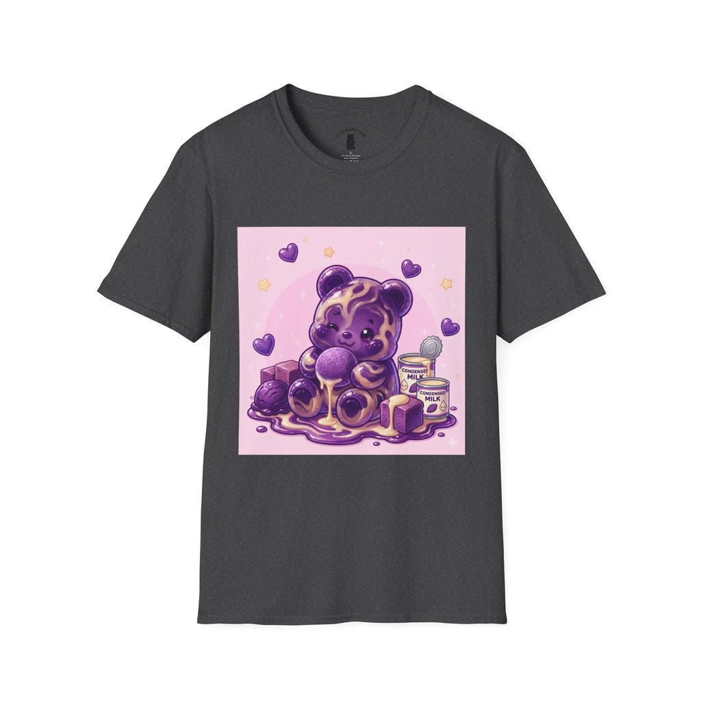 Ube & Condensed Milke Purple Gooey Gummy Bear — Kawaii Graphic Tee