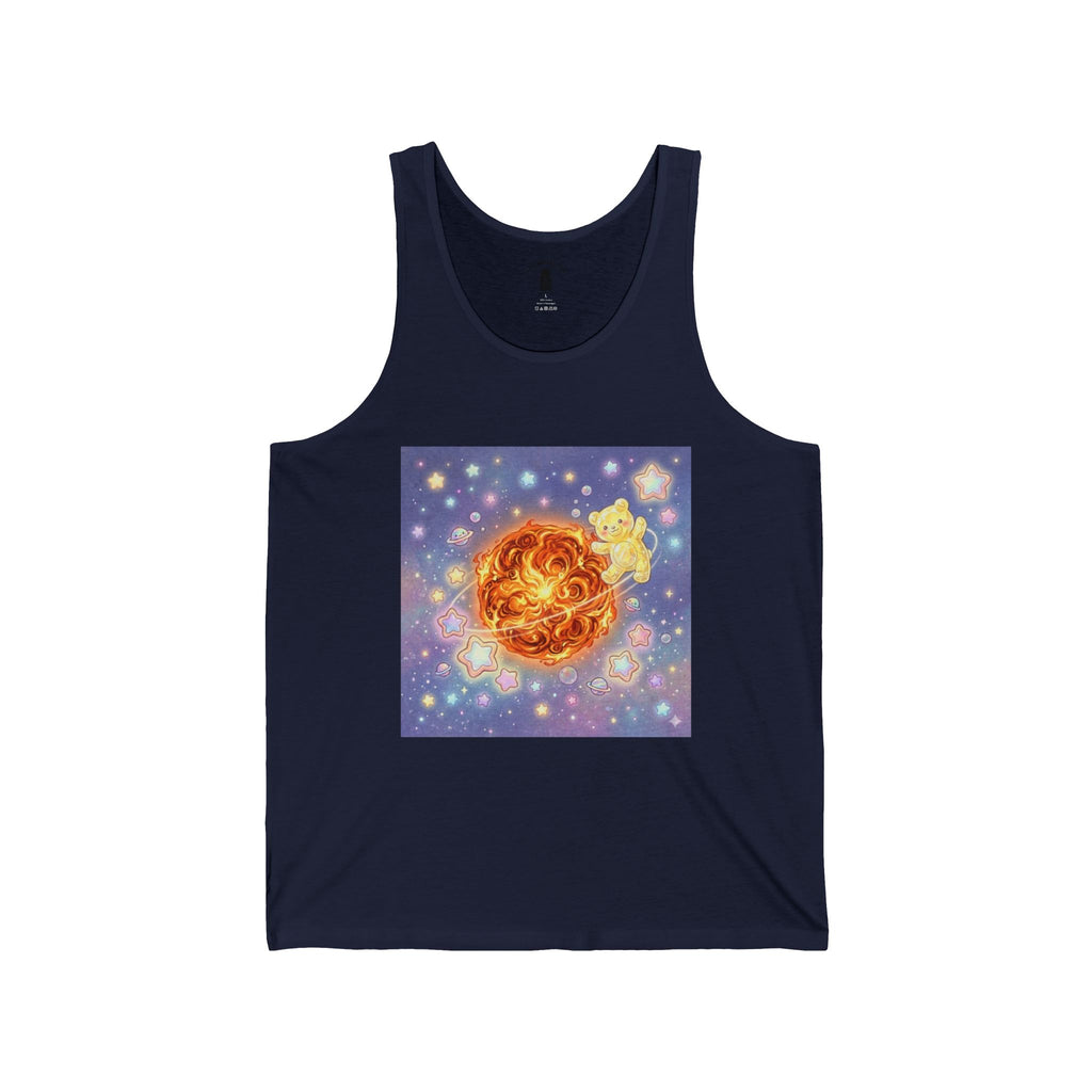 Shimmery Toasty Sun, Yellow Crystal Gooey Gummy Bear— Cute Celestial Summer Tee