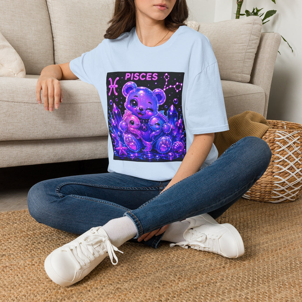 Pisces Zodiac Astrology Oozy Bear Friend Special Addition- Graphic Shirt