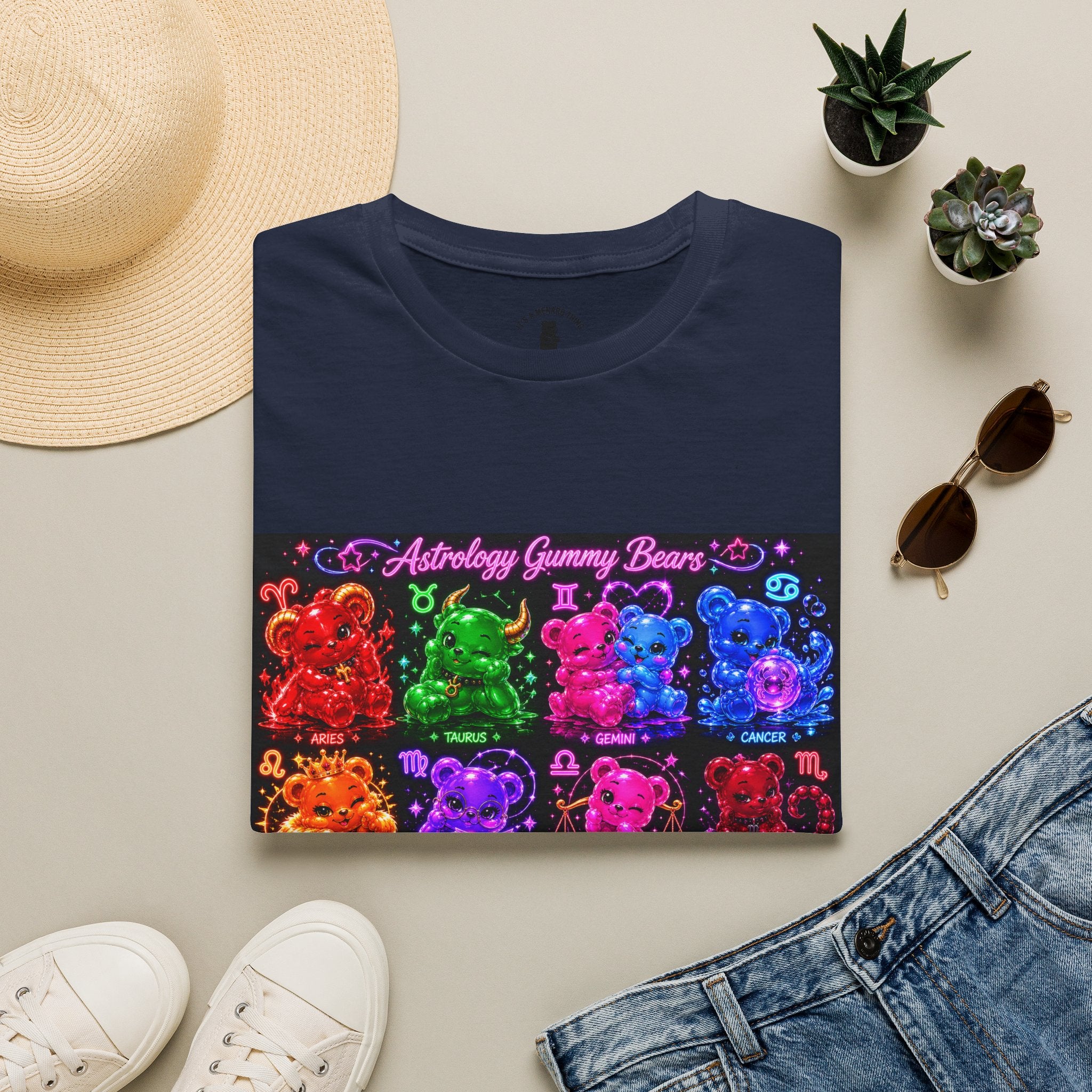 Astrology Gummy Bears Special Addition Grid — Colorful Graphic Shirt