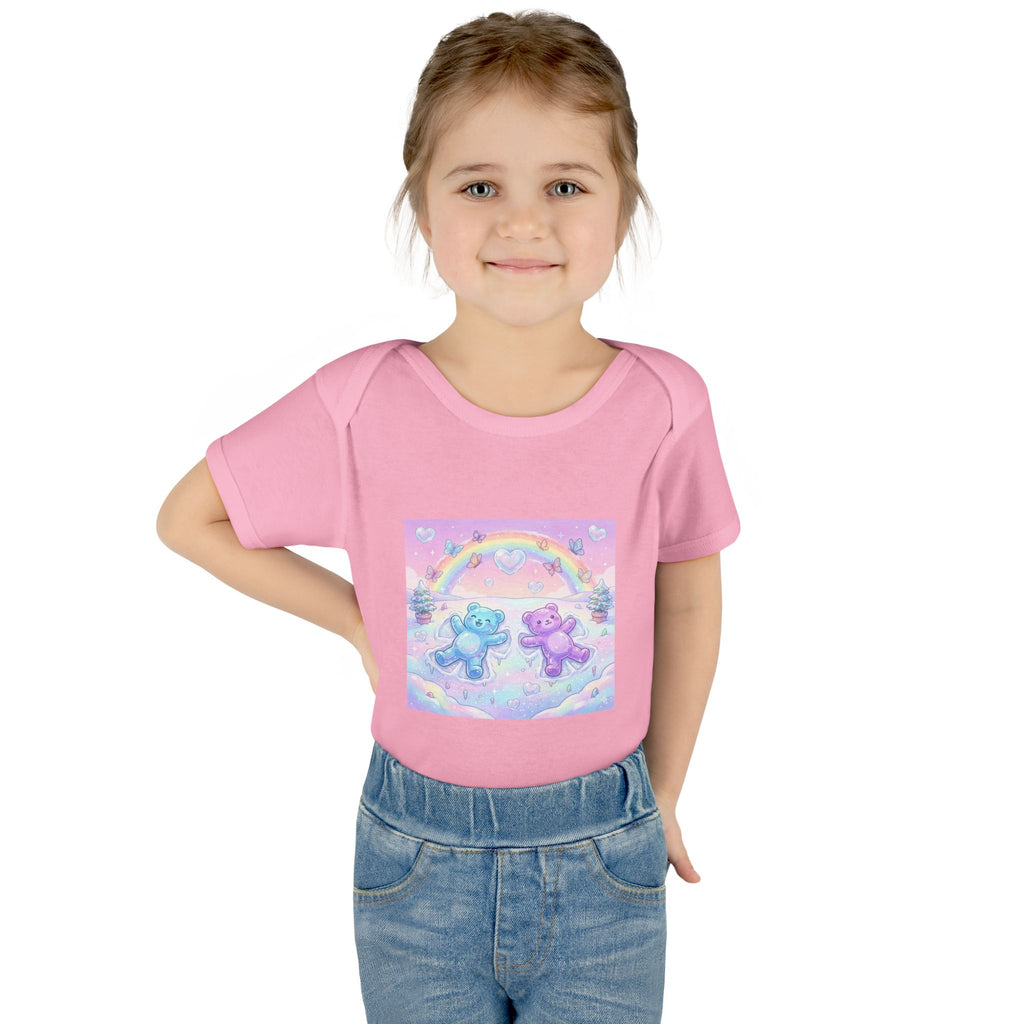 Twin Snow Angel Gooey Gummy Bears Infant Bodysuit — Cute Baby Onesie