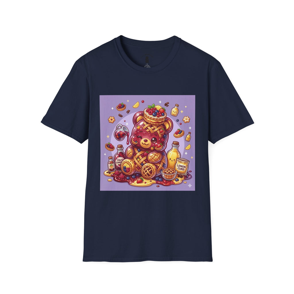 Mixed Berry Tart, Exotic Gooey Gummy Bear — Kawaii Graphic T-Shirt