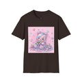 Cute Pastel Candy Bear T-Shirt — Rainbow Kawaii Heart Graphic