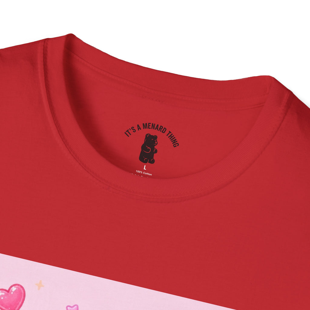 Strawberry Danish Gooey Gummy Bear- Cute Graphic T-Shirt