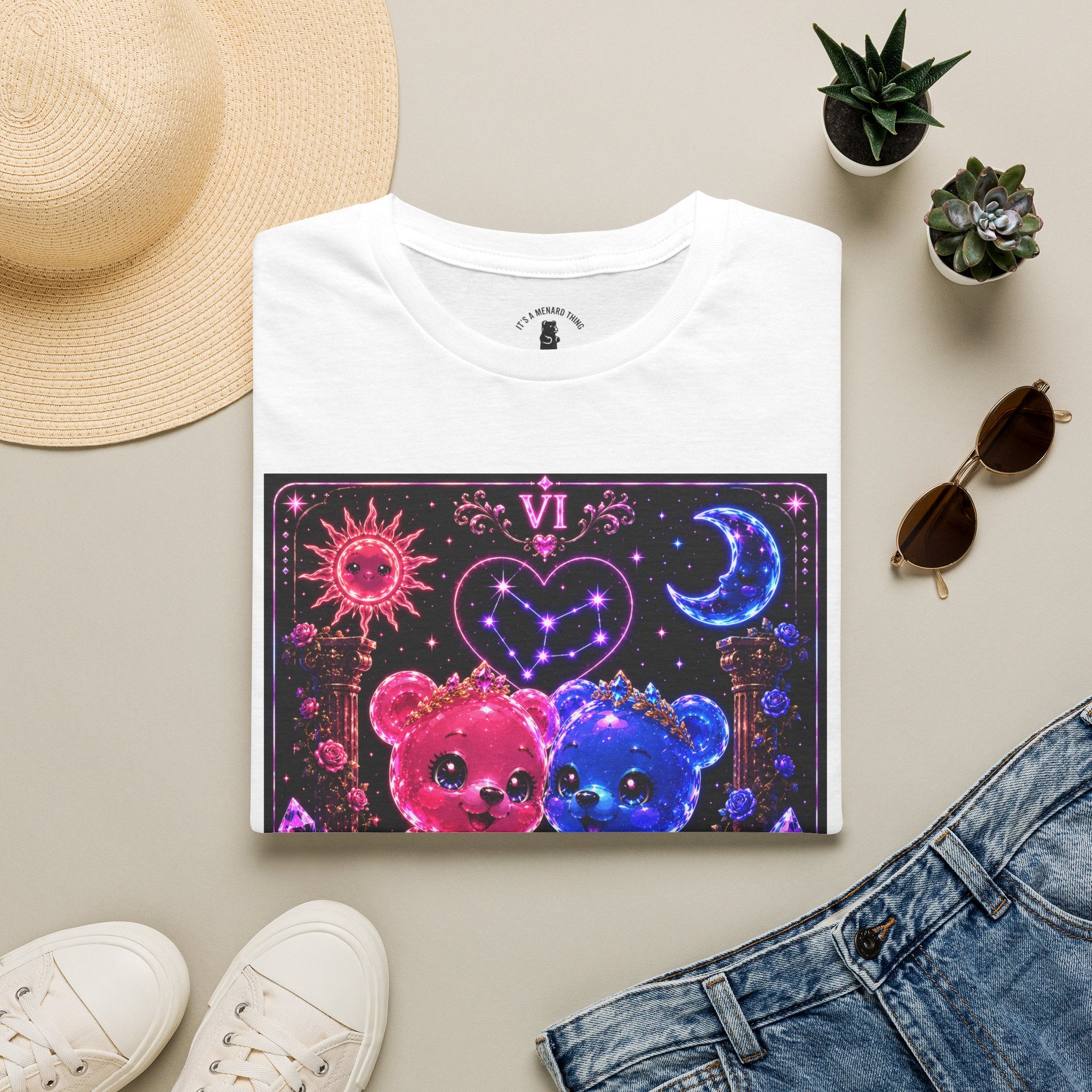The Lovers Tarot Card Oozy Gummy Bear Special Addition- Graphic Shirt