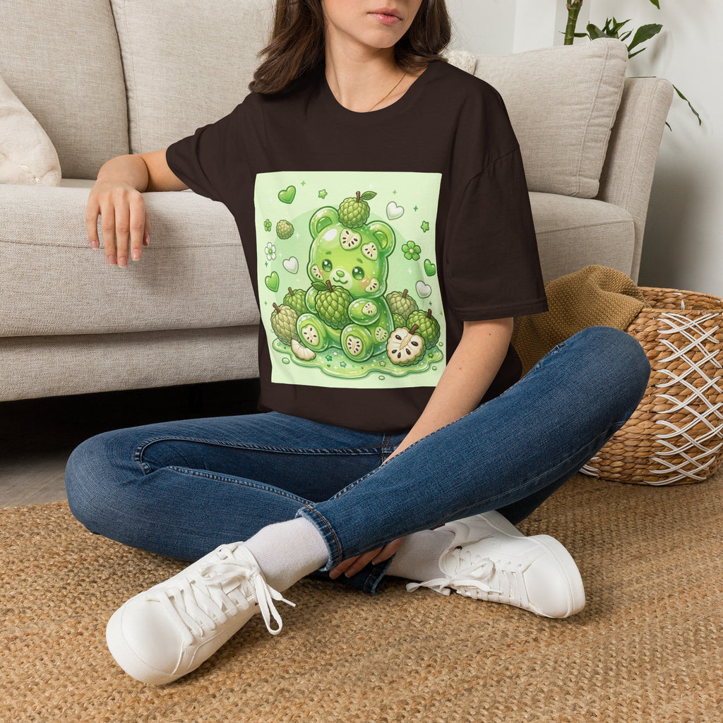 Yummy Ripe Sugar Apple, Exotic Oozy Gummy Bear- Kawaii Graphic Shirt
