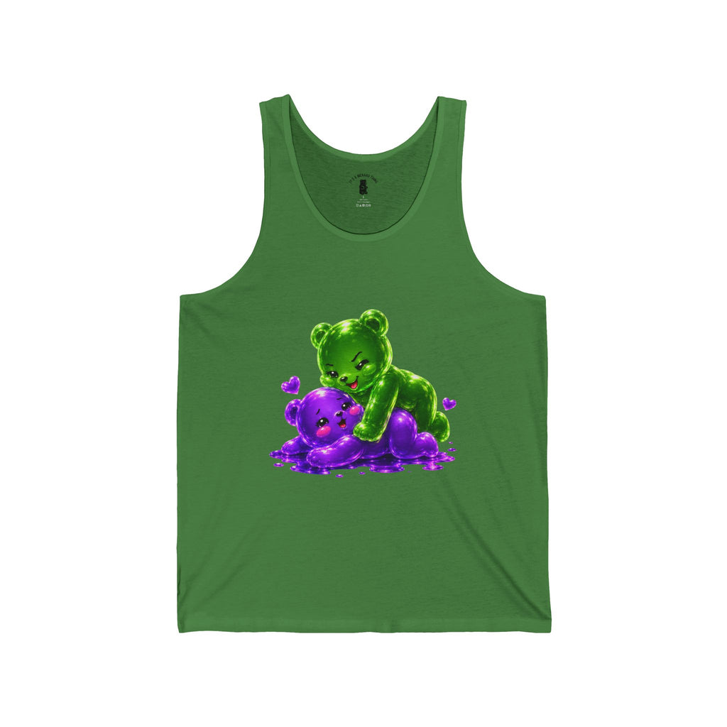Wrestling Around, Oozy Bear Couple Gummies Special Addition- Graphic Tank Top (Adults Only!)