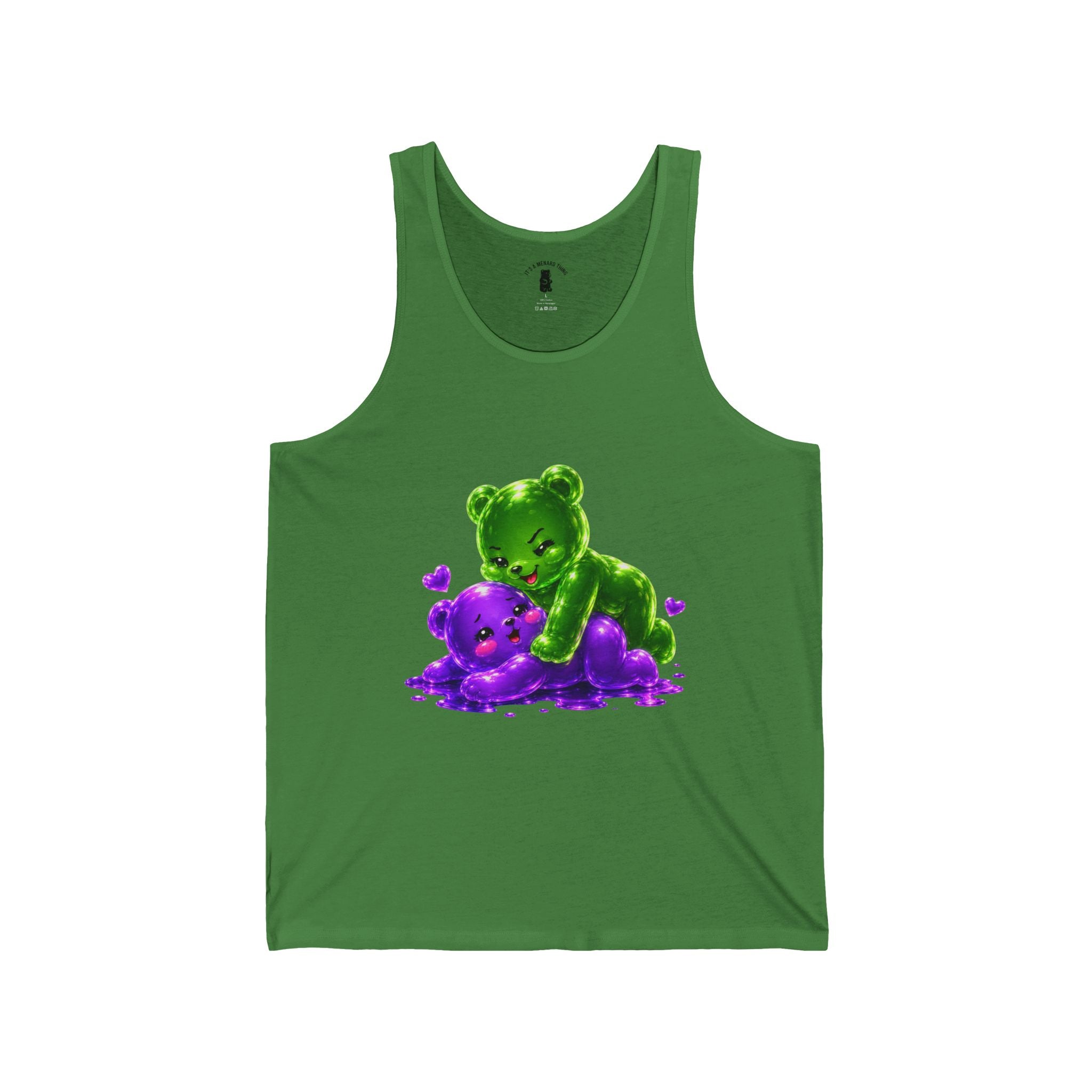 Wrestling Around, Oozy Bear Couple Gummies Special Addition- Graphic Tank Top (Adults Only!)