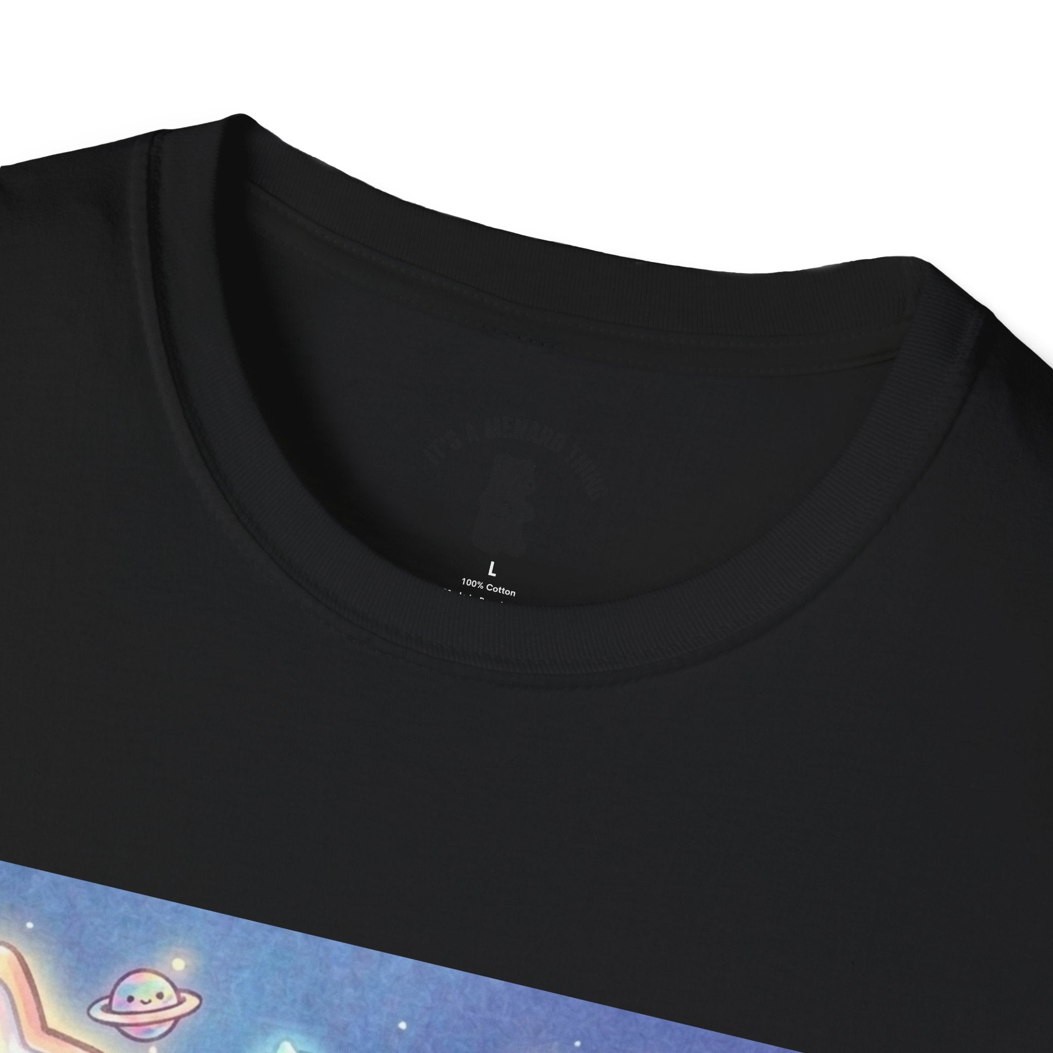 Look Upon Saturn, Purple Crystal Gooey Gummy Bear — Kawaii Graphic T-Shirt