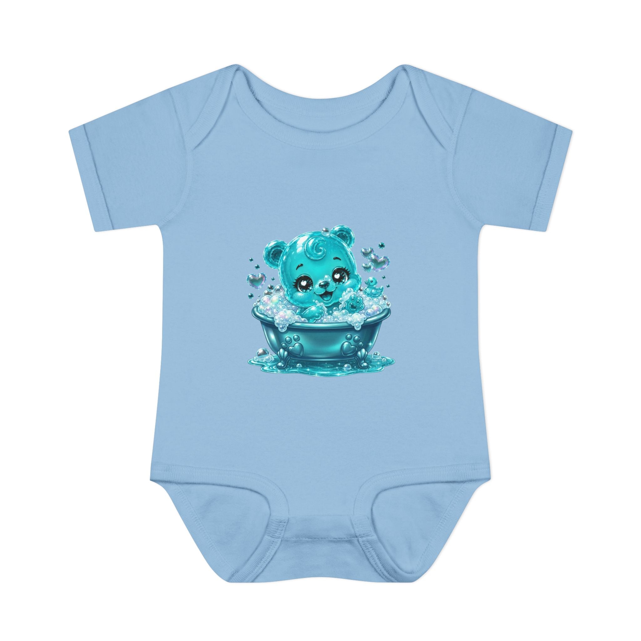 Adorable Bubble Bath Oozy Baby Gummy Bear Cutie Addition- Graphic Onesie