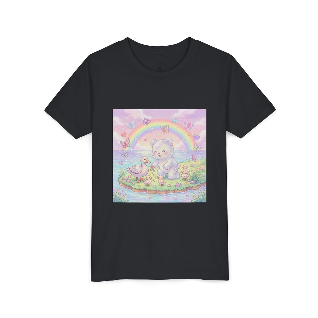 Duck Feeding, Gooey Gummy Friend- Graphic T-Shirt