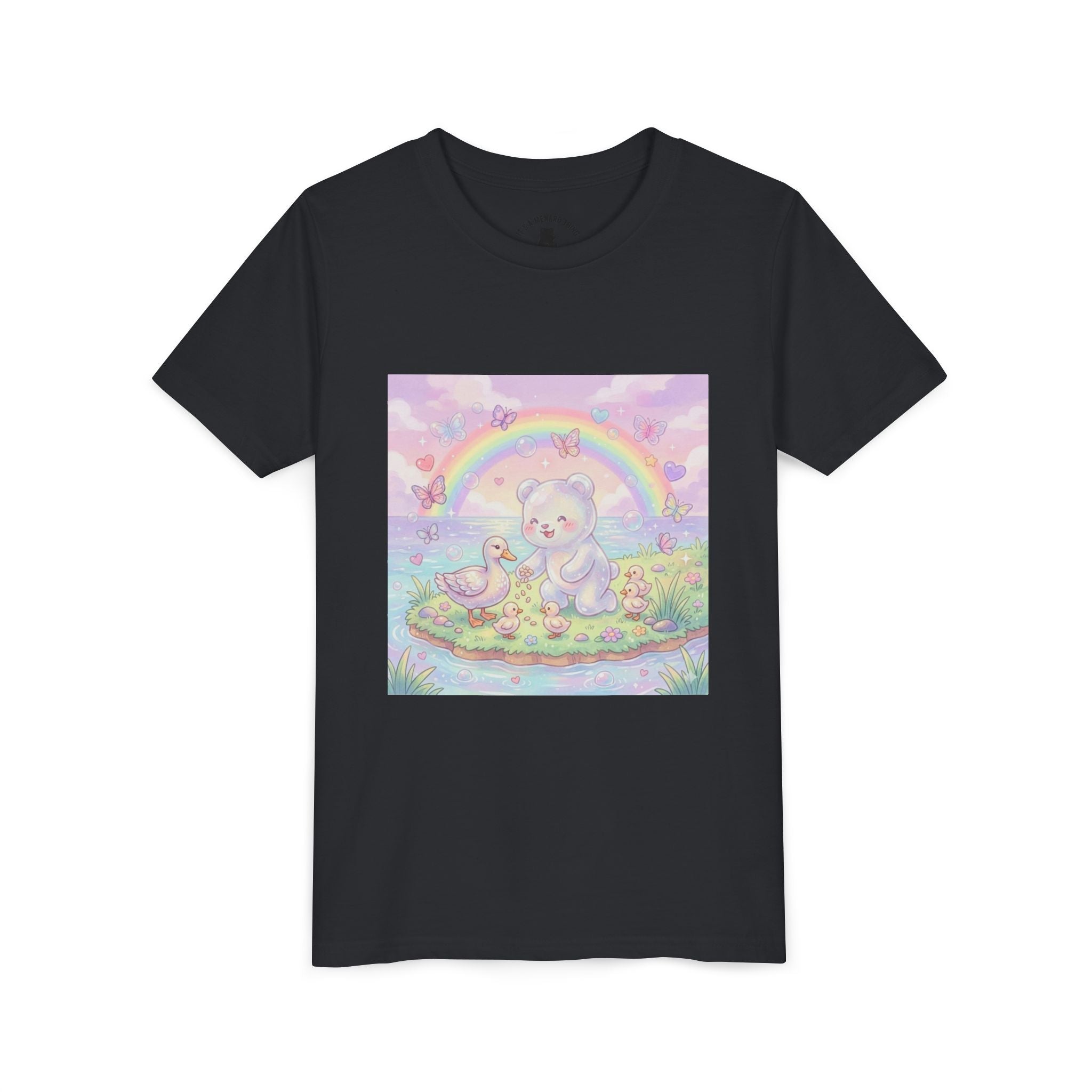 Duck Feeding, Gooey Gummy Friend- Graphic T-Shirt