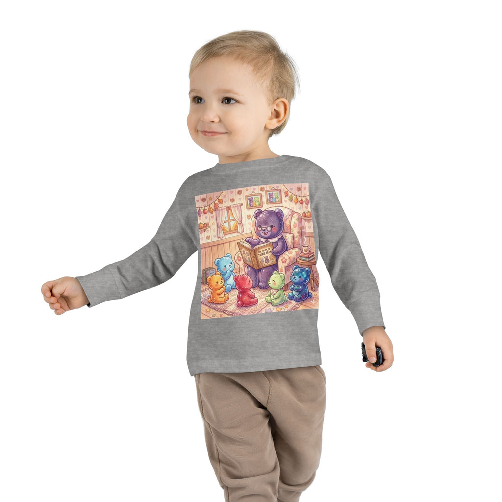 Nana Oozy Gummy Bear Story Time- Graphic Long Sleeve Shirt