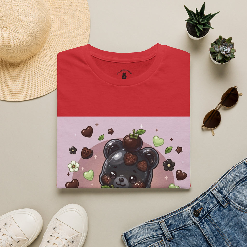 Special Black Sapote Fruit, Exotic Oozy Gummy Bear — Kawaii Graphic Shirt