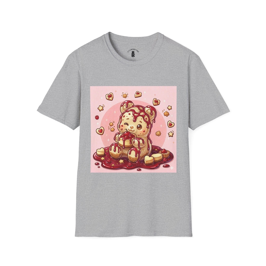 Raspberry Cheese Cake Gooey Gummy Bear — Kawaii Grapic T-Shirt