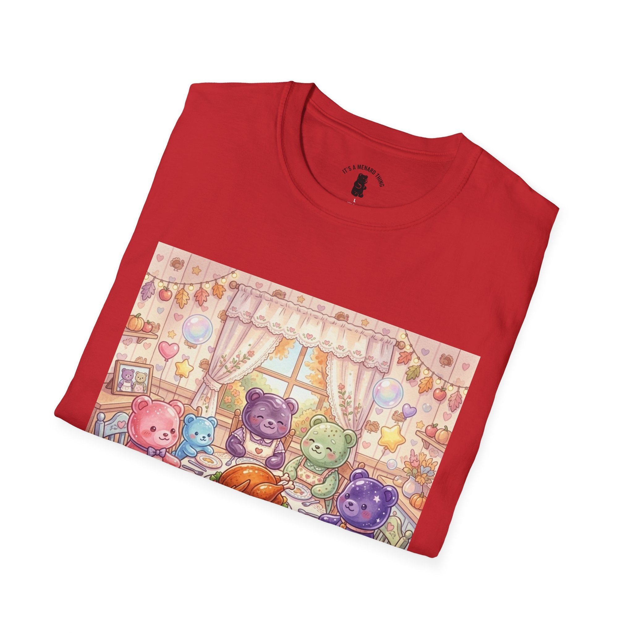 Thanksgiving with the Gummy family, Gooey Gummy Friends- Kawaii Graphic T-Shirt