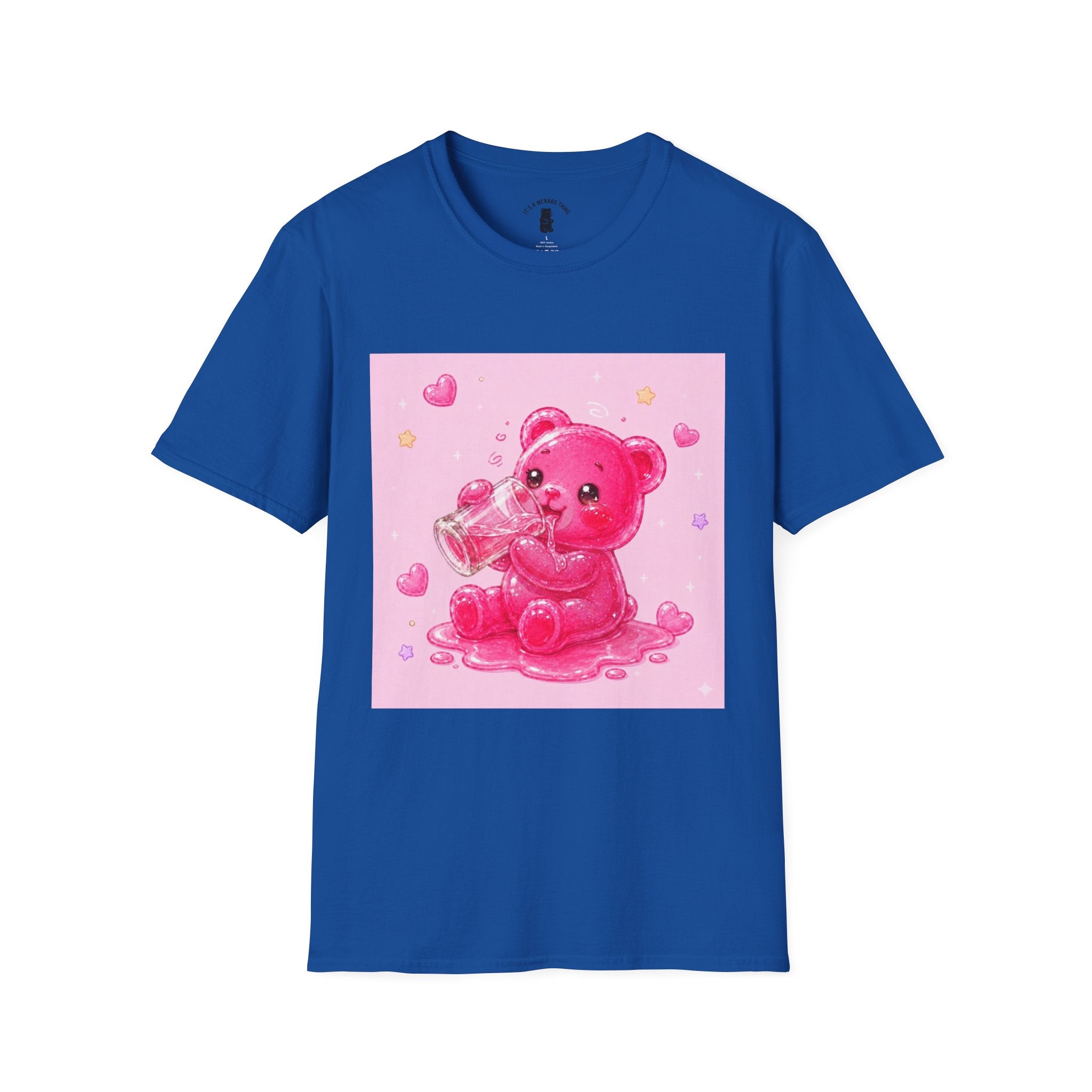 Sugar Shock Shot, Boozy Gooey Gummy Bear- Kawaii Graphic T-Shirt