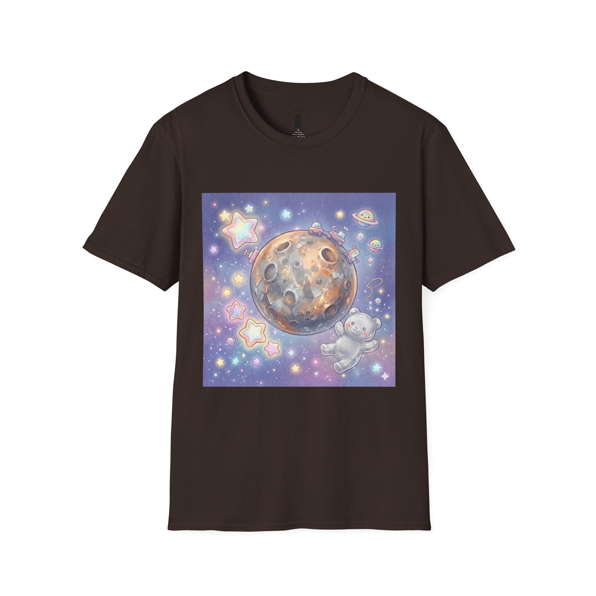 Smart as Me called Mercury Silver crystal Gooey Gummy Bear — Kawaii Graphic T-Shirt