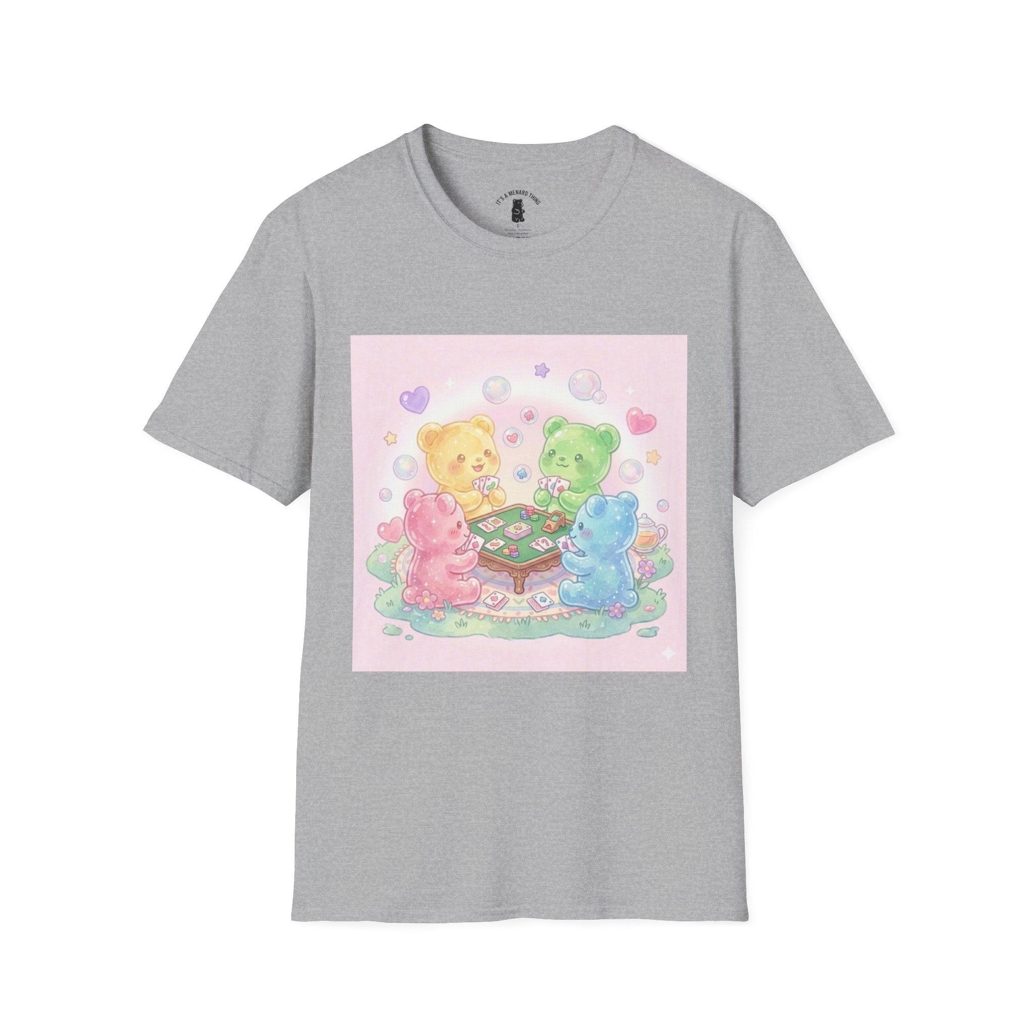 Friendly Card Game, Gooey Gummy Friends- Kawaii Graphic T-Shirt
