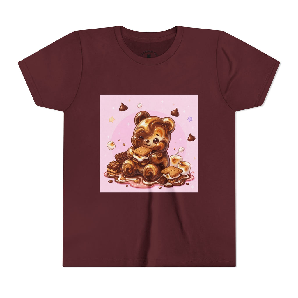 Chocolate, Marshmello S'more Gooey Fudge Gummy Bear Dessert Graphic Tee