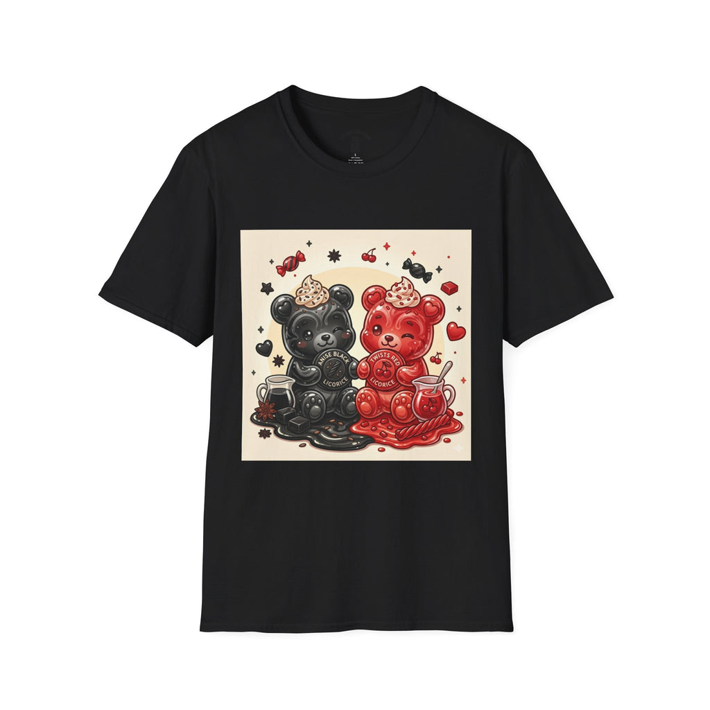Licorice Twins, Gooey Gummy bears — Kawaii Graphic T-Shirt