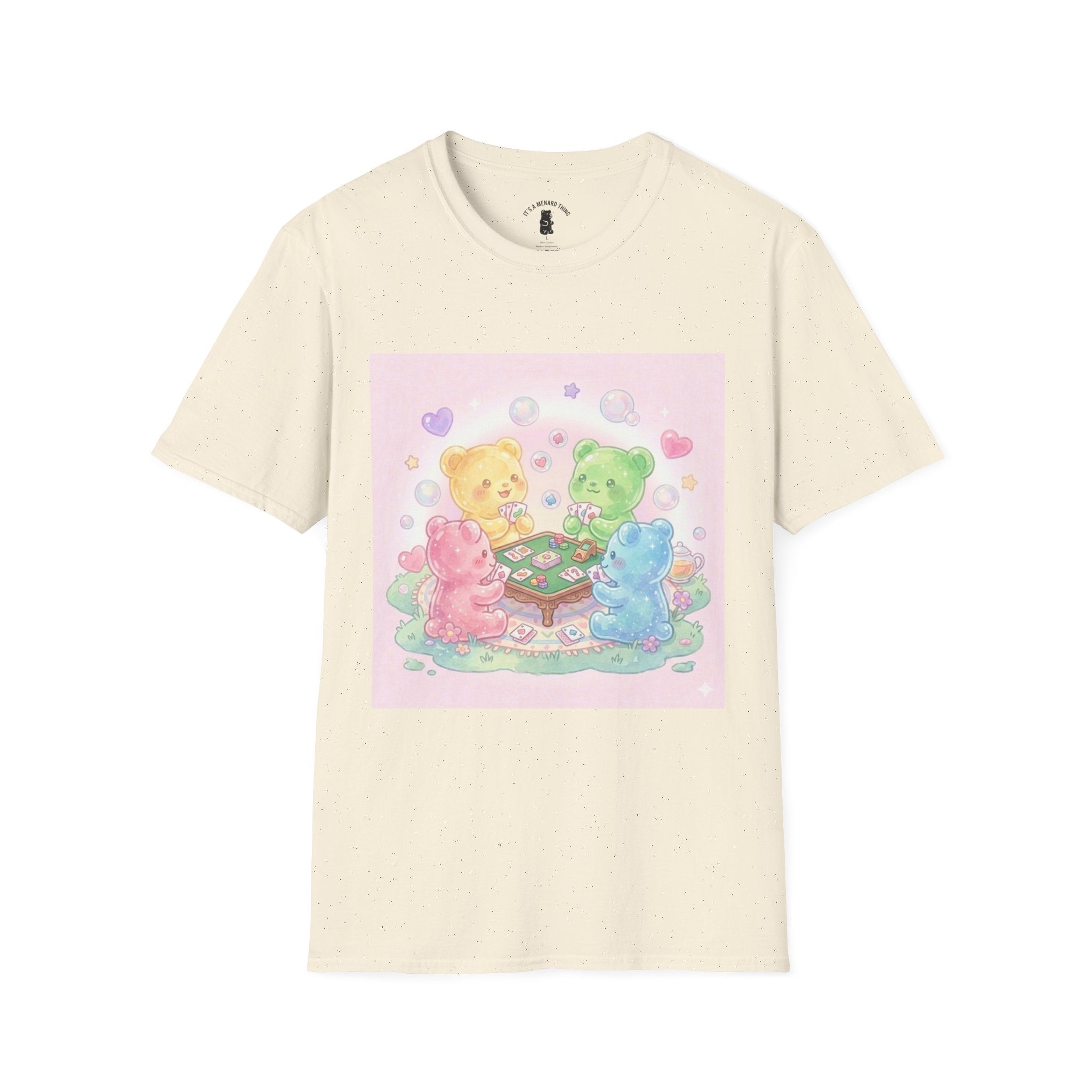Friendly Card Game, Gooey Gummy Friends- Kawaii Graphic T-Shirt