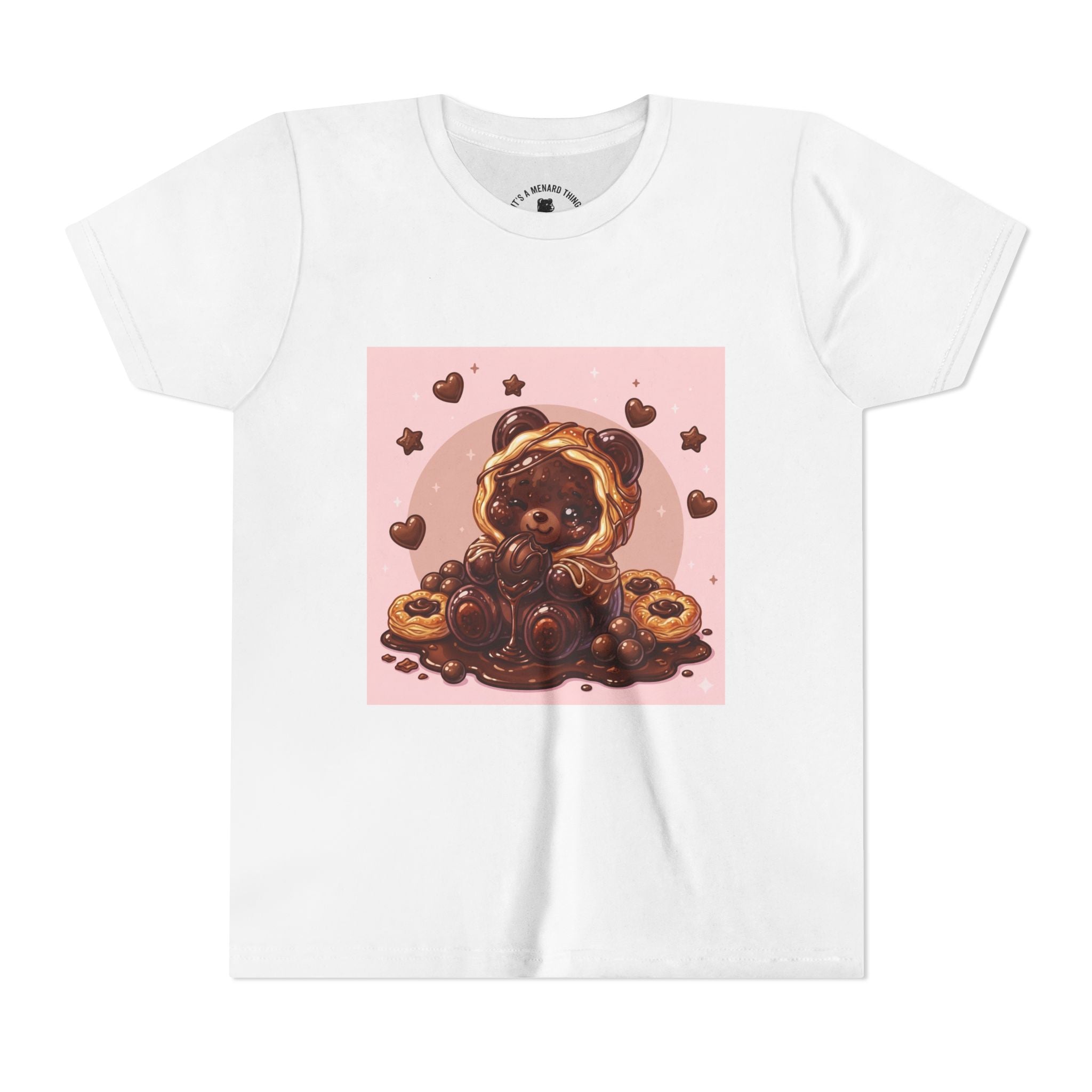 Chocolate Danish Gooey Gummy Bear Cute Kids Shirt