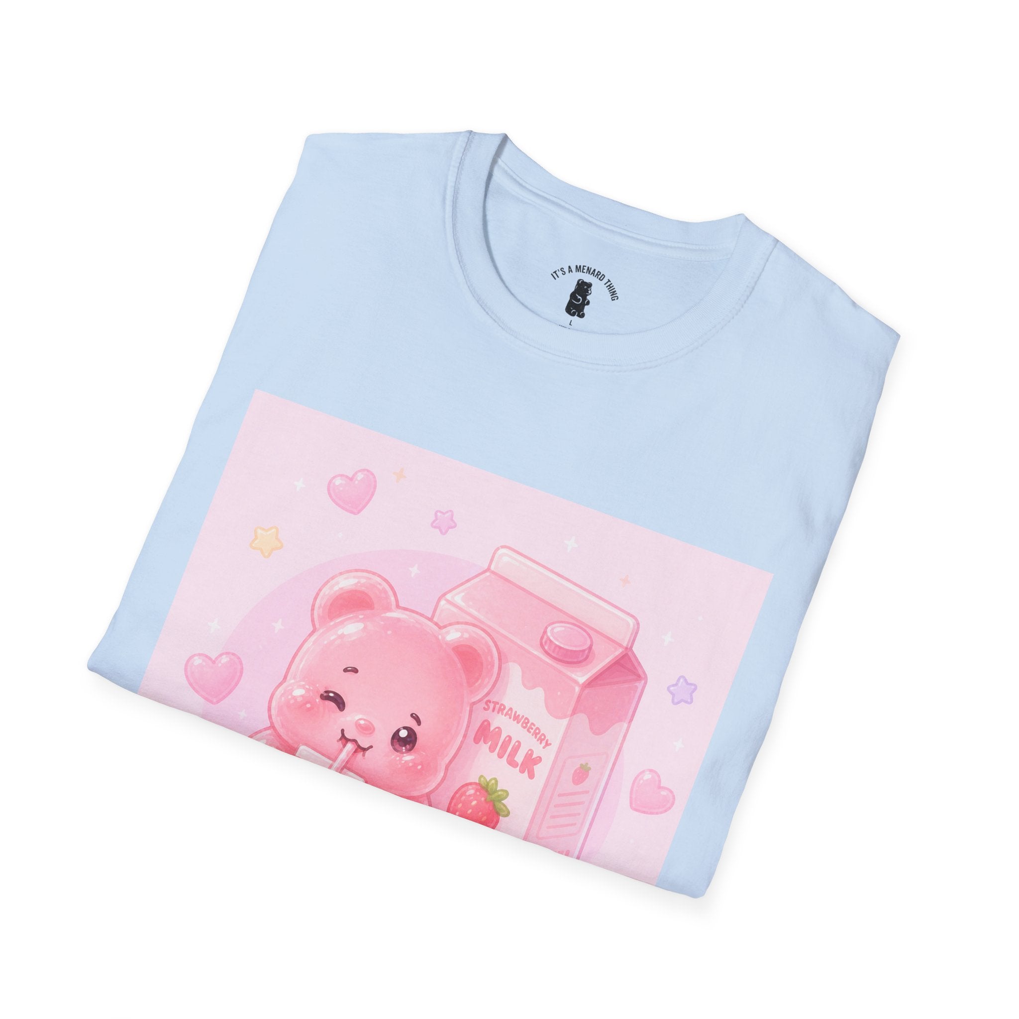 Strawberry Milk Gooey Gummy Bear T-Shirt
