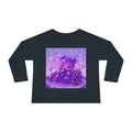 Ripe Purple Grapes, Oozy Bear Gummy Friend Fruit Special- Kids Graphic Long Sleeve Shirt