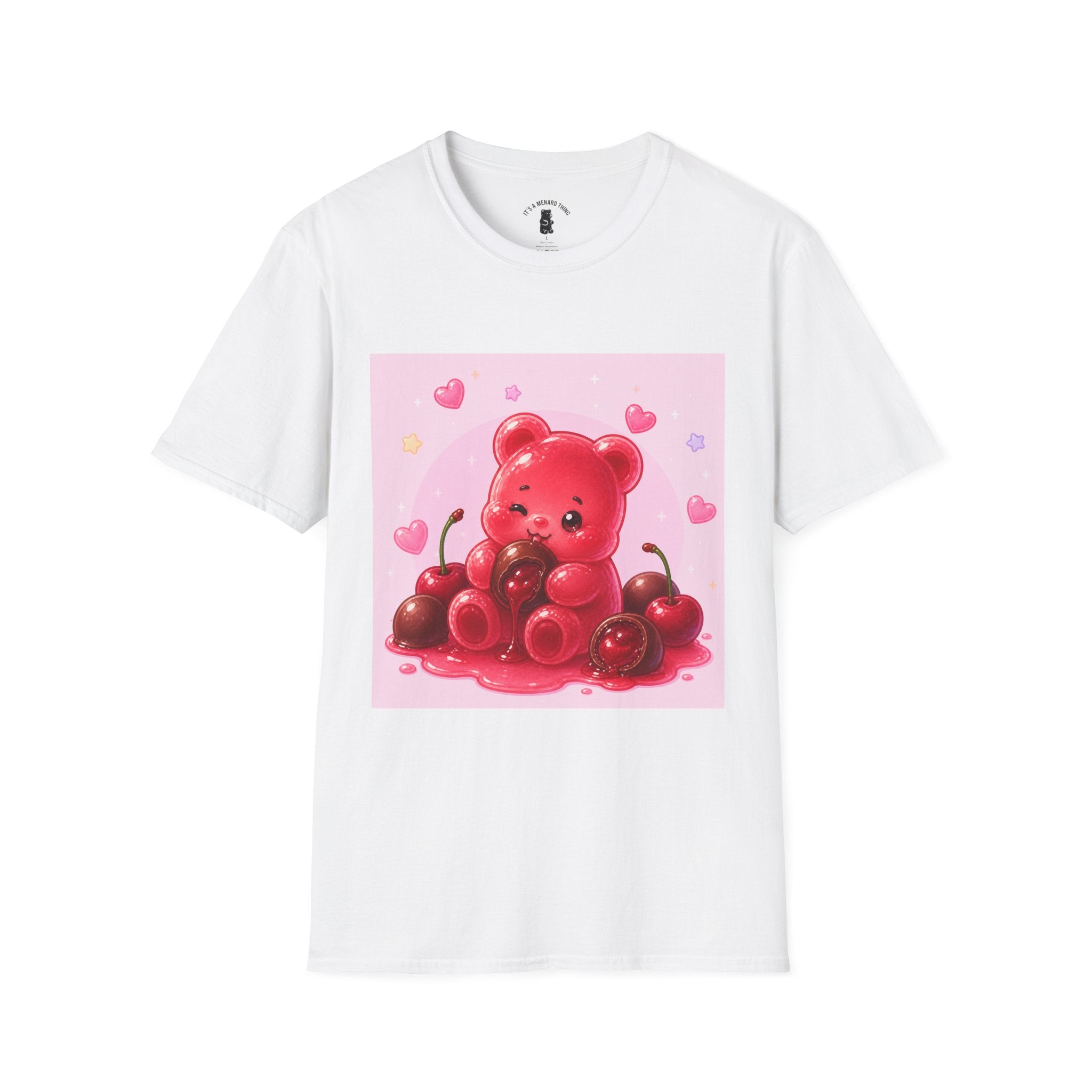 Chocolate Cherry Gooey Gummy Bear T-Shirt — Kawaii Graphic Tee