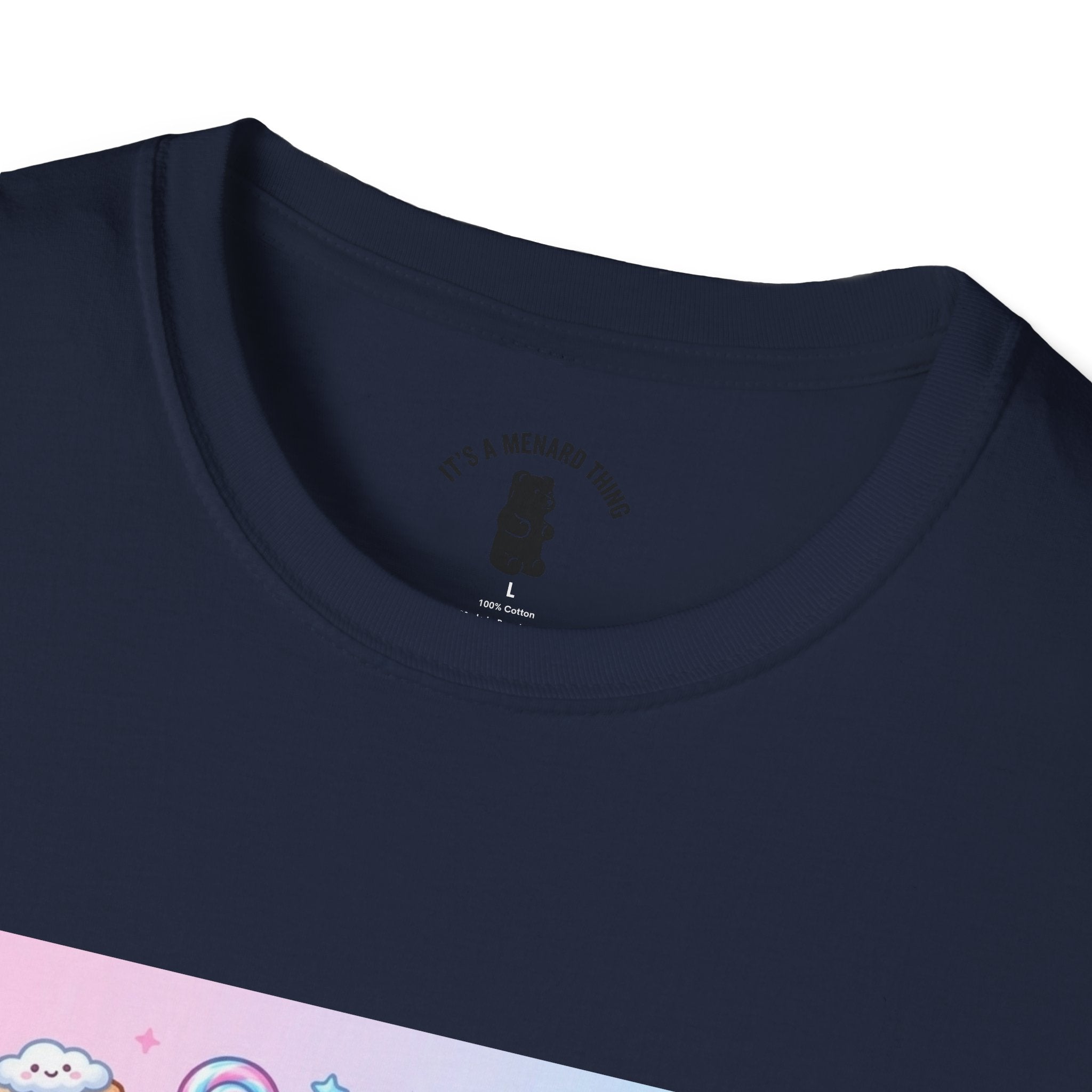 Cotton Candy Gooey Gummy Bear — Kawaii Graphic T-Shirt