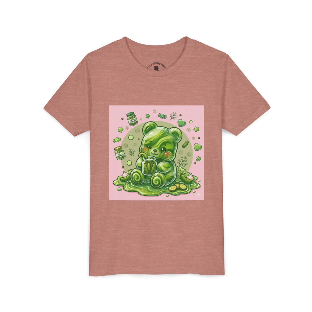Tart Dilly Green Pickle Gooey Gummy- Graphic Youth T-Shirt