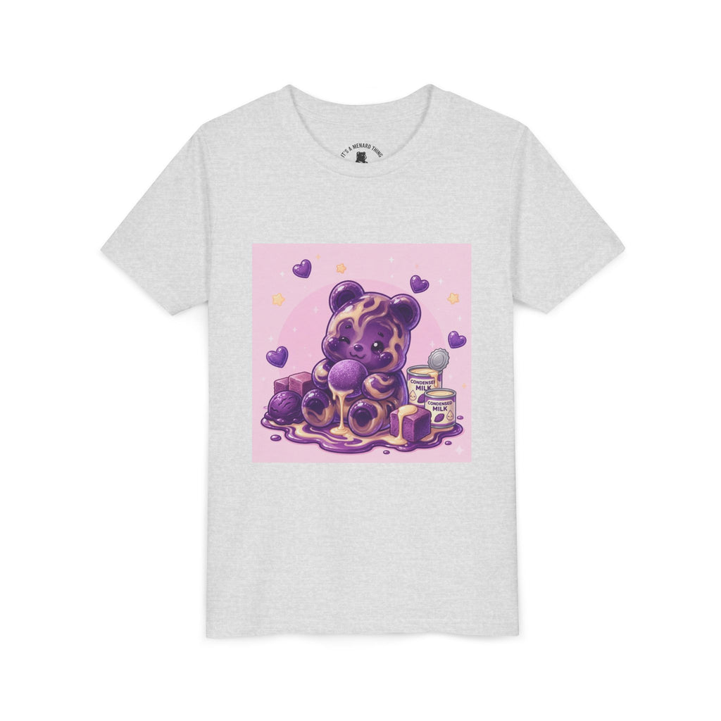 Ube & Condensed Milk Snack roll Gooey Gummy Bear Graphic Youth T-Shirt